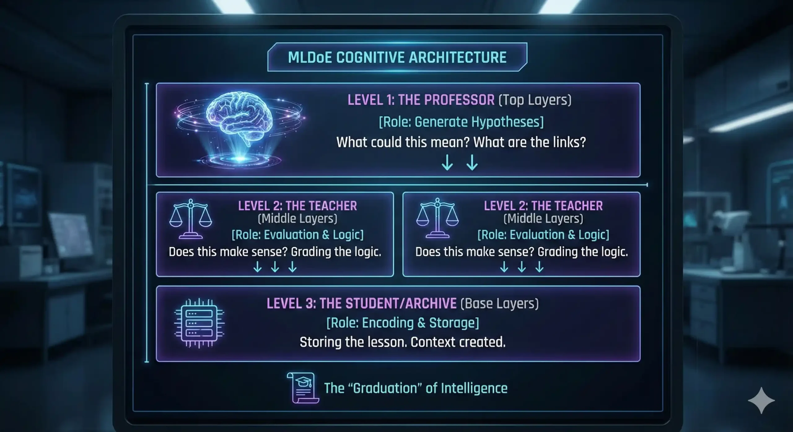 Multi-Layer Density of Experts: Deepen AI Memory
